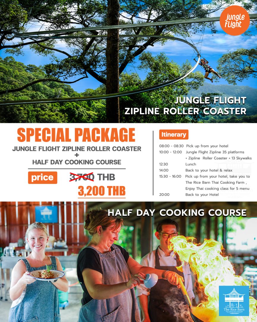 Special Zipline + Cooking Package